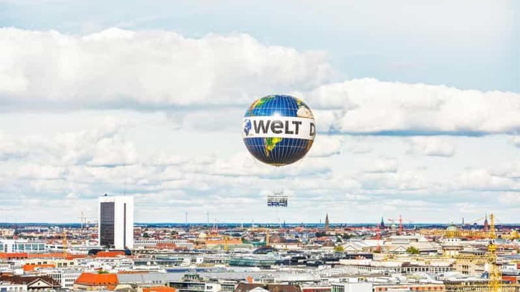 El Weltballon, volando sobre Berlín