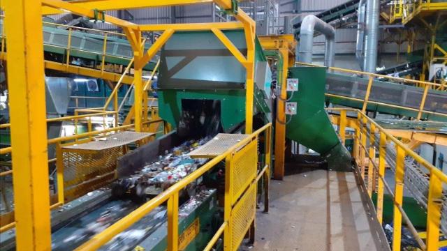 Imagen de una planta de reciclaje