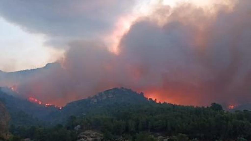 Imagen del incendio de Tarragona