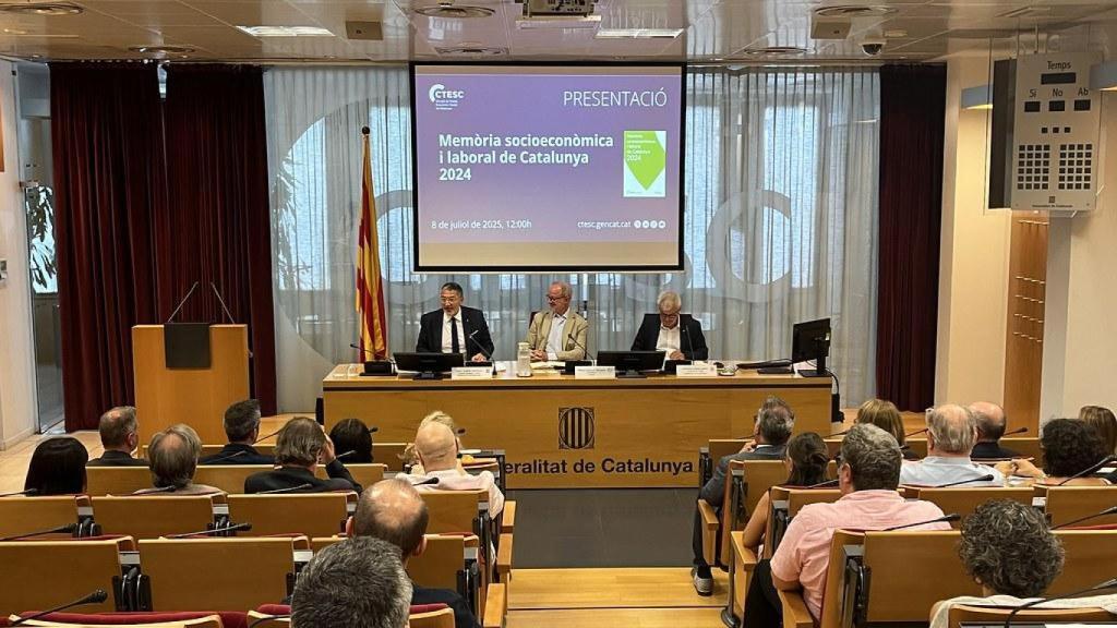 El CTESC ha presentado un informe que analiza el crecimiento económico de Cataluña