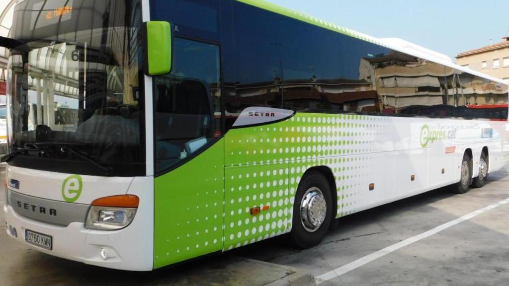 Imagen del bus exprés Manresa-Barcelona, uno de los contratos que se ha renovado