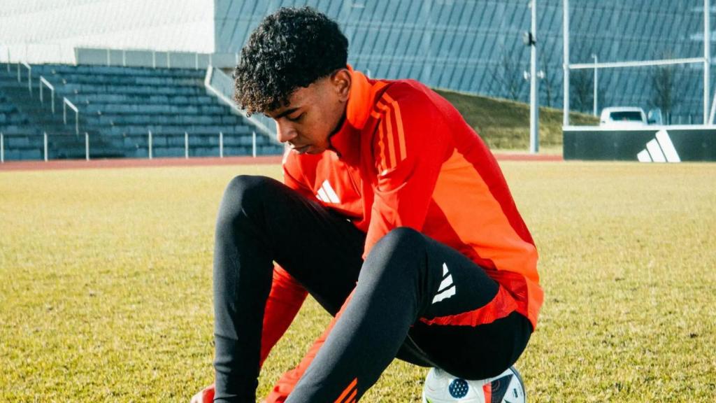 Lamine Yamal en una campaña con Adidas