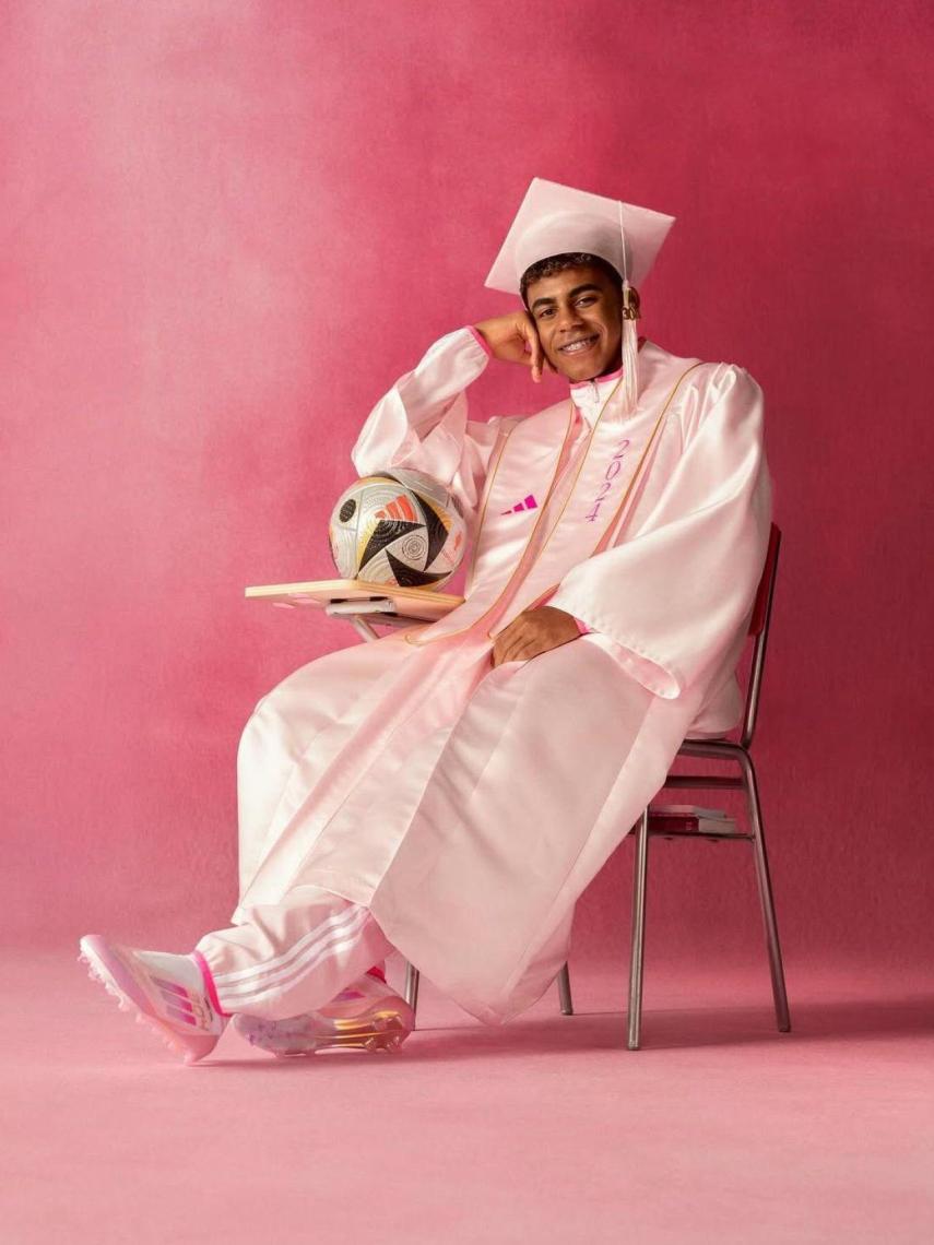 Lamine Yamal en una campaña con Adidas