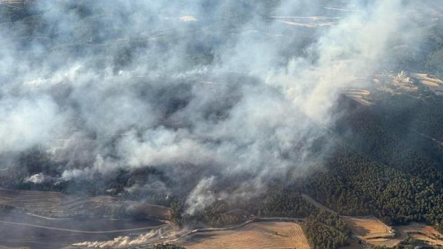 El incendio en Sant Pere Sallavinera (Anoia)