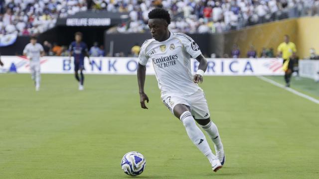 Vinicius Júnior, en una acción contra el PSG