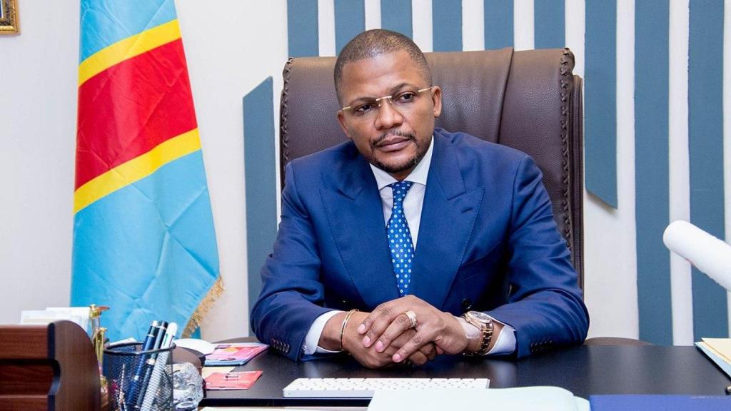 Didier Budumbu, ministro de Turismo y Deportes del Congo