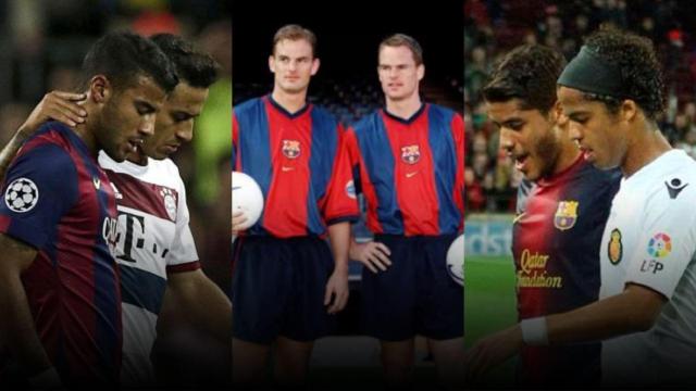 Los hermanos Alcántara, De Boer y Dos Santos