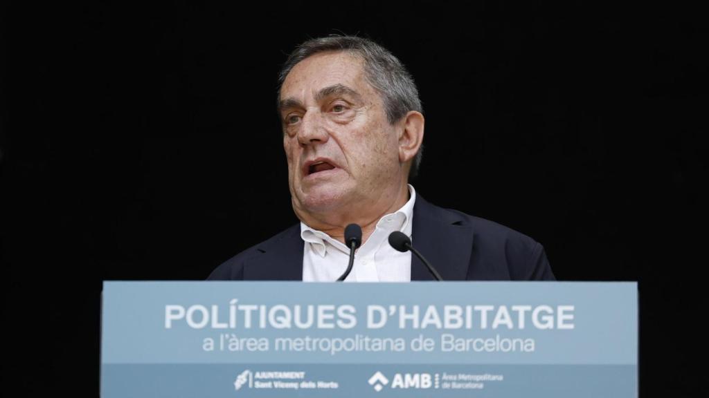 El gerente del Área Metropolitana de Barcelona, Ramon Torra, durante su intervención