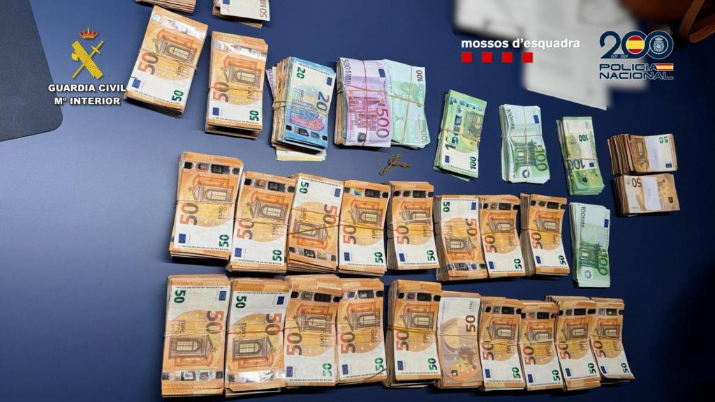 Efectivo intervenido en la operación 'Humo Digital'