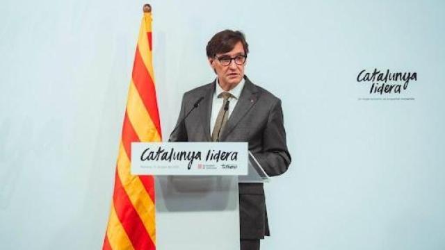 El presidente de la Generalitat, Salvador Illa