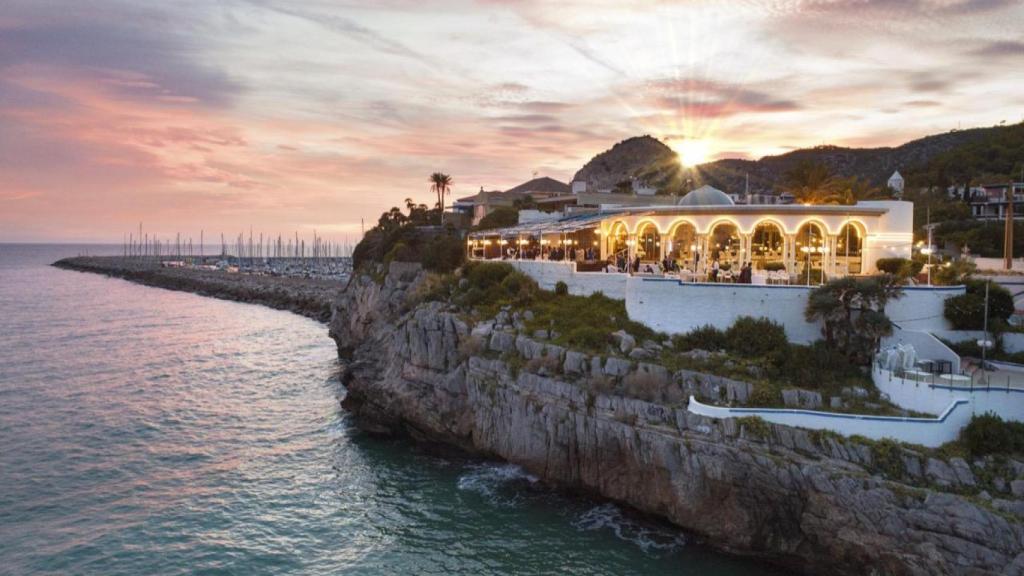 Vistas del restaurante La Cúpula del Garraf