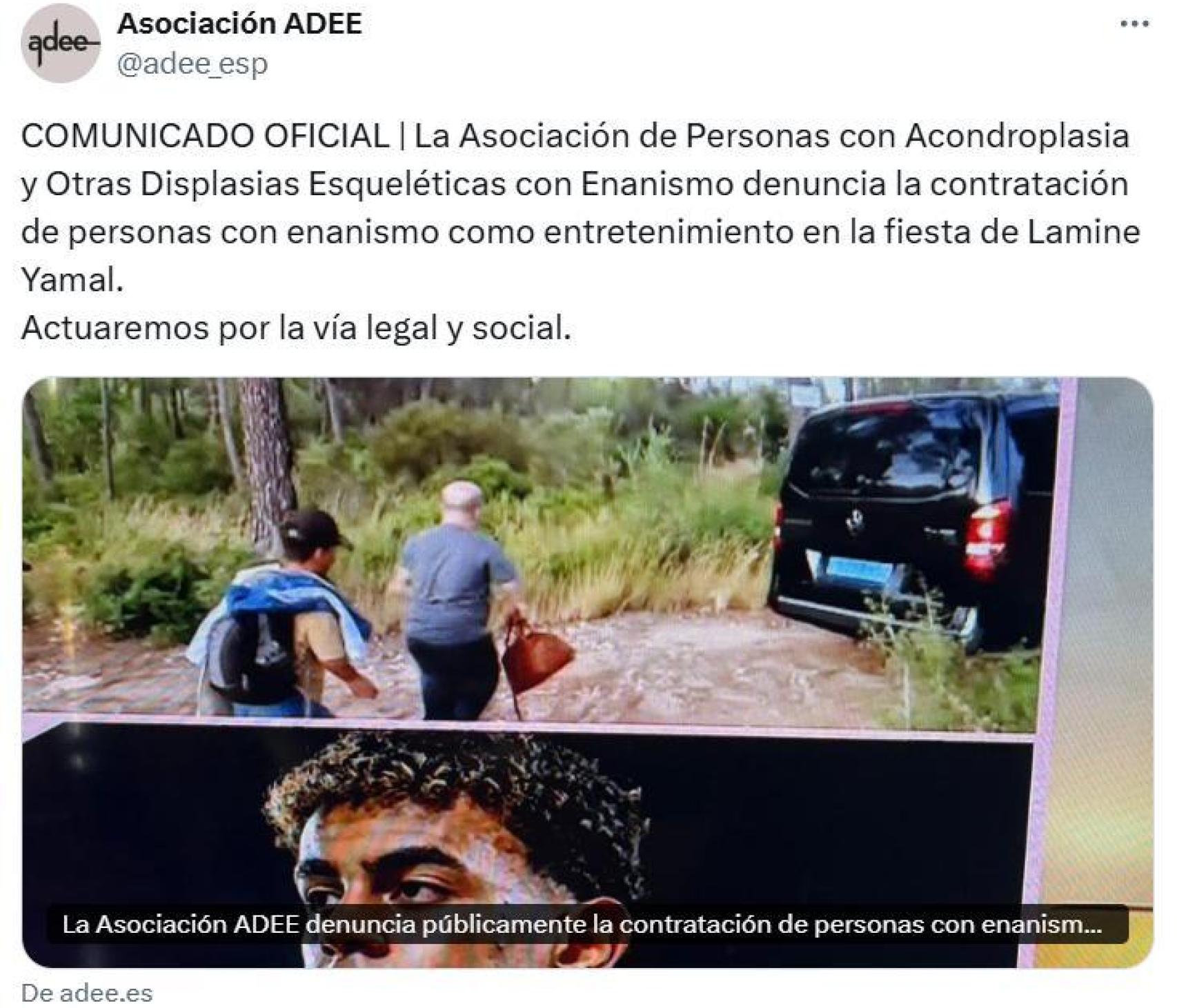 La ADEE denuncia que Lamine Yamal contrató enanos para la fiesta de su 18 cumpleaños