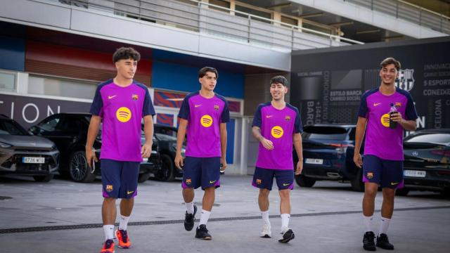 Jan Virgili, Toni Fernández, Dani Rodríguez y Guille Fernández pasan la revisión médica del Barça