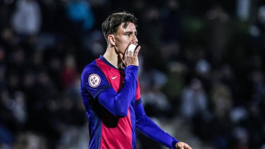 Eman Kospo, futbolista del juvenil A del Barça