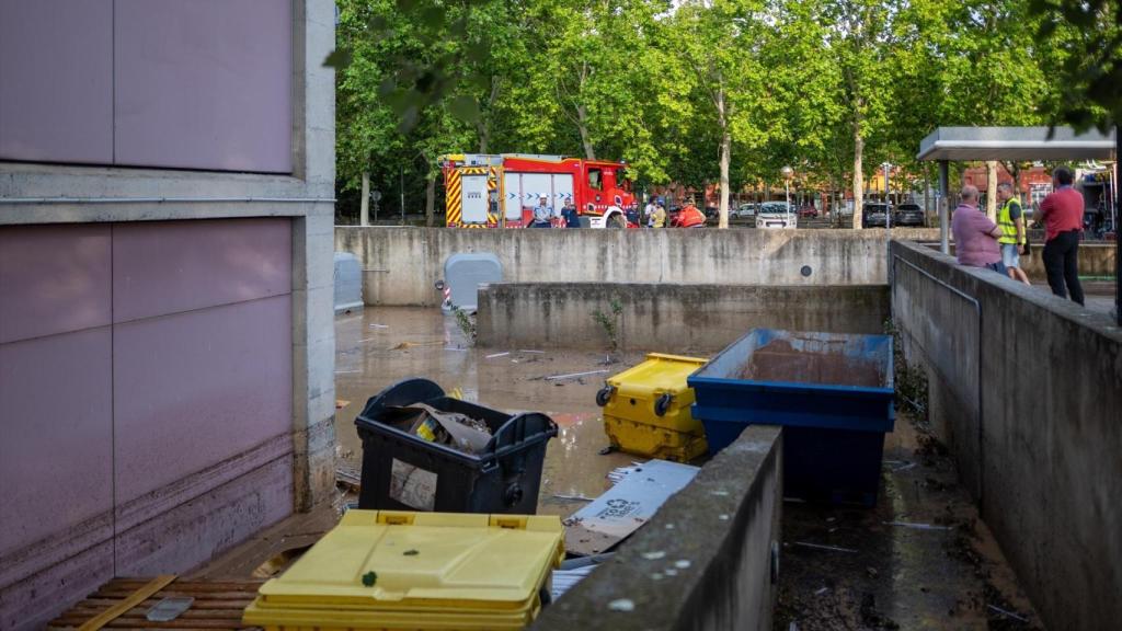Inundaciones en el hospital de Vilafranca del Penedés durante las precipitaciones provocadas por el temporal en la provincia de Barcelona, a 12 de julio de 2025