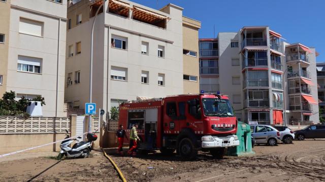 El paso de la DANA en Cubelles el pasado 13 de julio, en una imagen de archivo