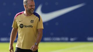 El entrenador del FC Barcelona, Hansi Flick
