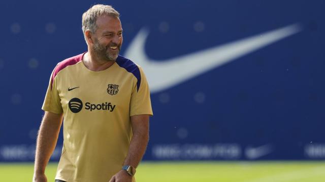 El entrenador del FC Barcelona, Hansi Flick
