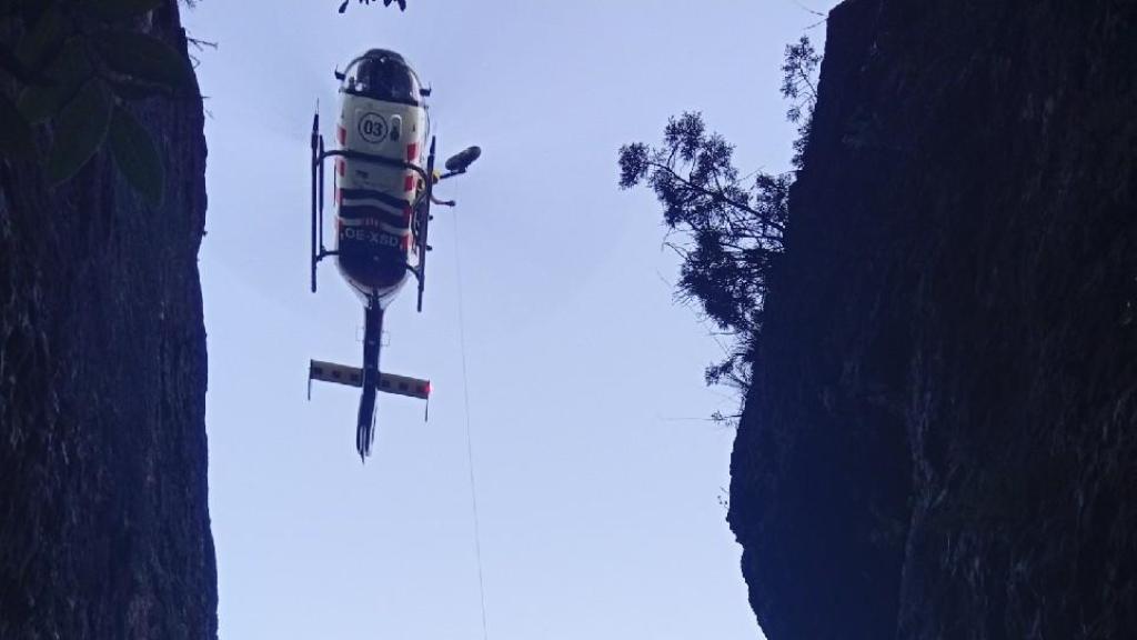 Rescate de los Bombers en Montblanc