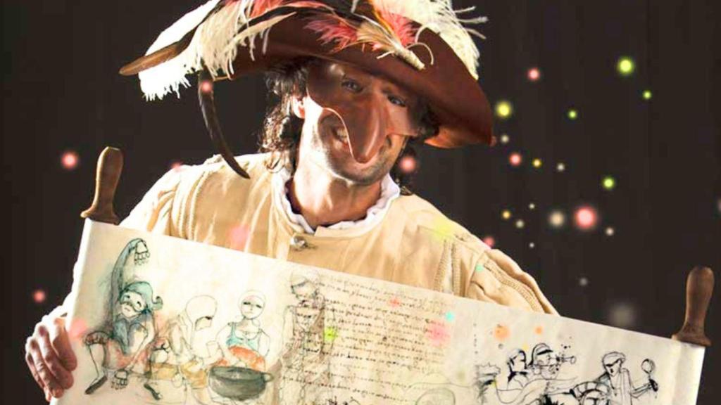 Persona en la Fiesta del Renacimiento