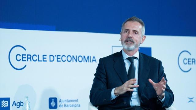 El presidente de Telefónica, Marc Murtra, durante una intervención en el Cercle d'Economia / EP