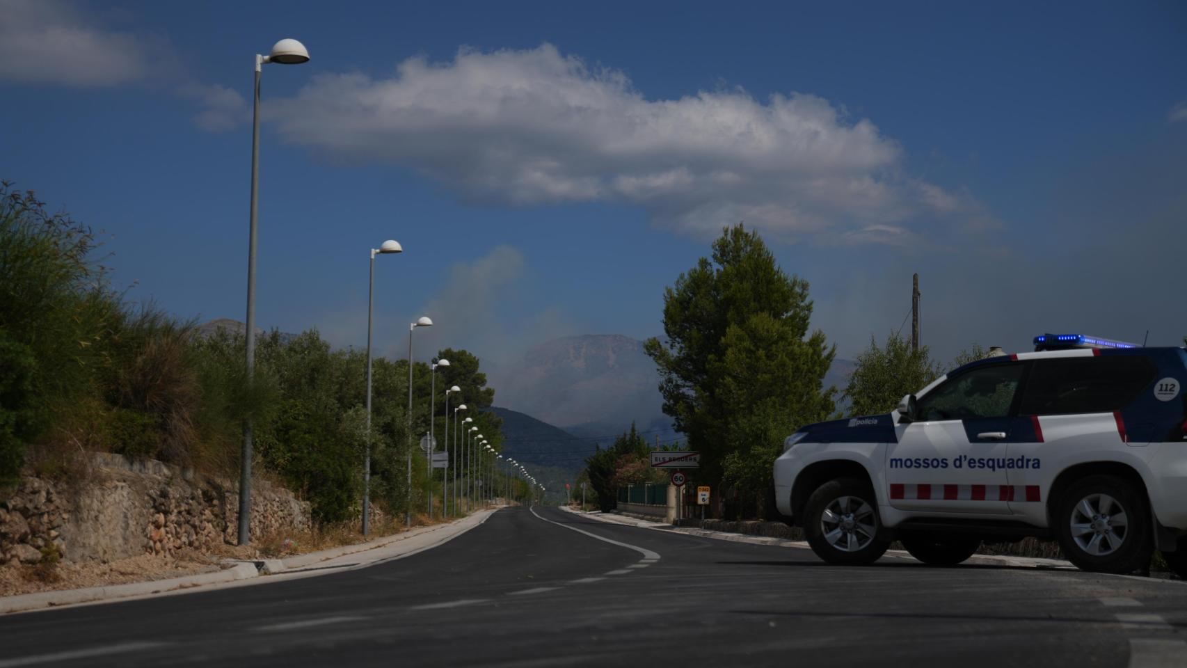 Un coche de los Mossos d'Esquadra