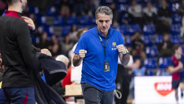Carlos Ortega, entrenador del Barça de balonmano
