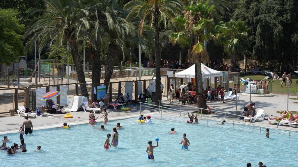 Una piscina municipal en Barcelona