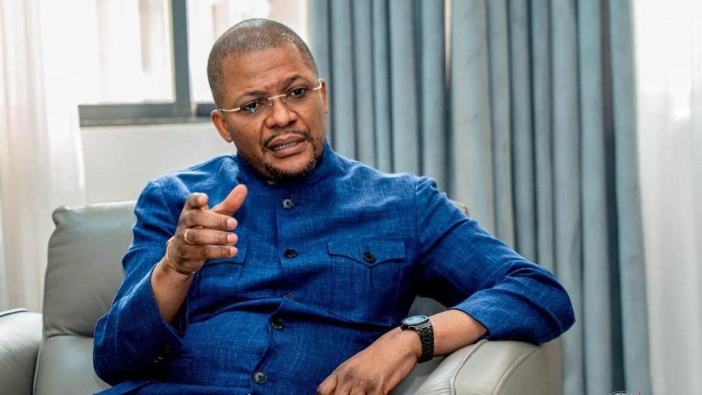 Didier Budimbu, ministro de Deporte y Entretenimiento de la República Democrática del Congo