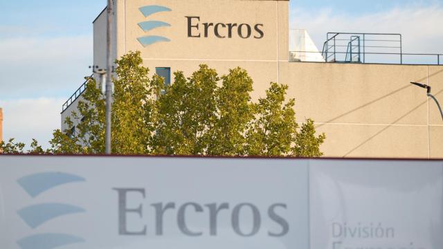 Fachada de la sede de Ercros, a 11 de octubre de 2024