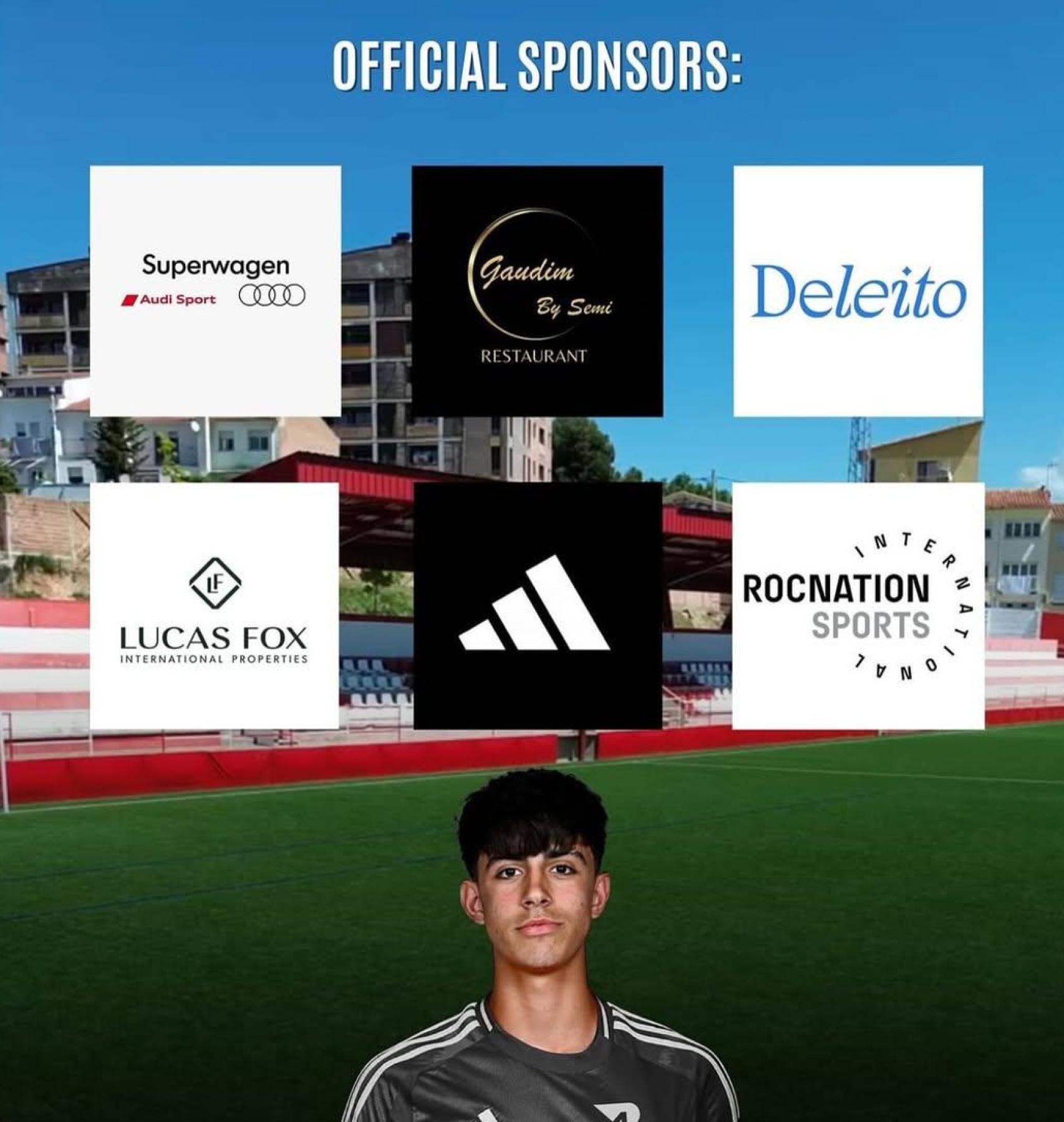 El restaurante Gaudim, junto a otros 'sponsors' del campus de Marc Bernal