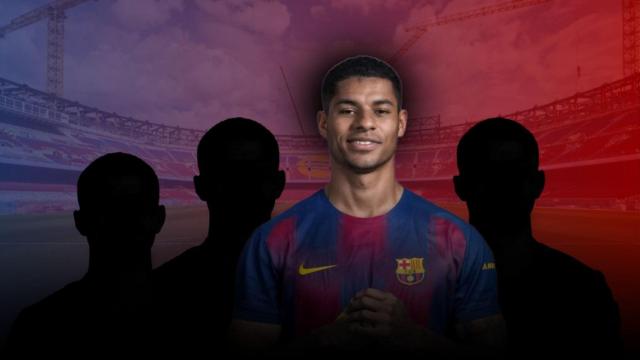 Marcus Rashford en un montaje