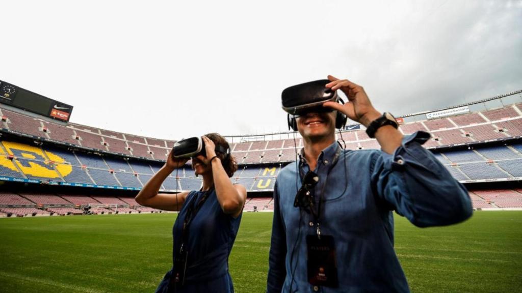 Una imagen promocional de Barça Virtual Dream, la propuesta de realidad virtual del club catalán
