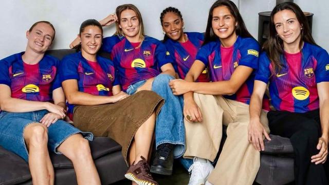 El Barça Femenino presenta las camisetas para el curso 2025-26