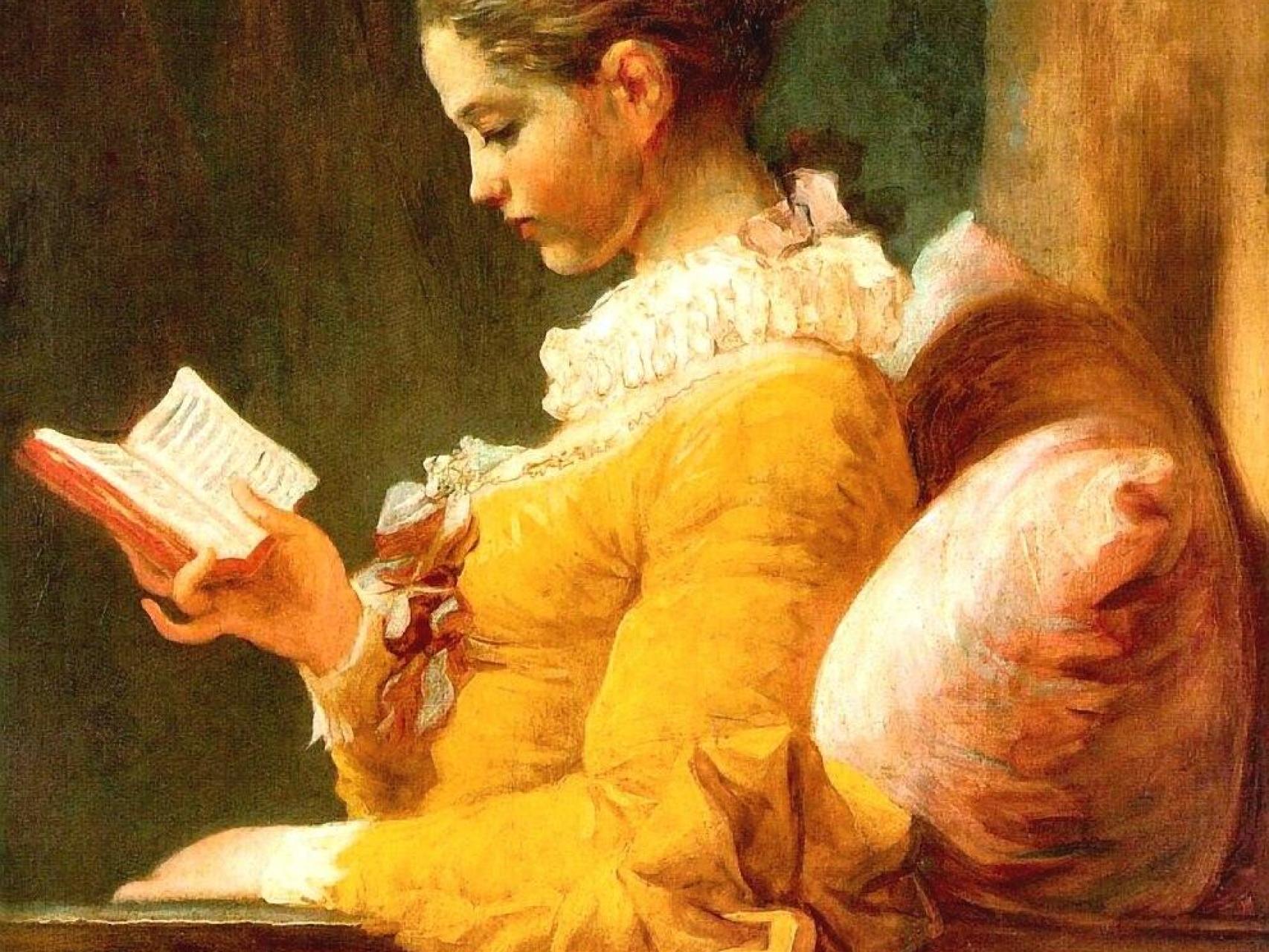 Mujer joven leyendo de Jean-Honoré Fragonard