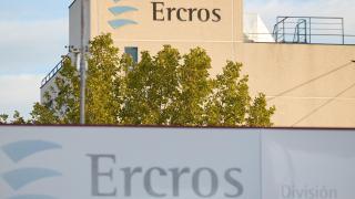 Fachada de la sede de Ercros, a 11 de octubre de 2024