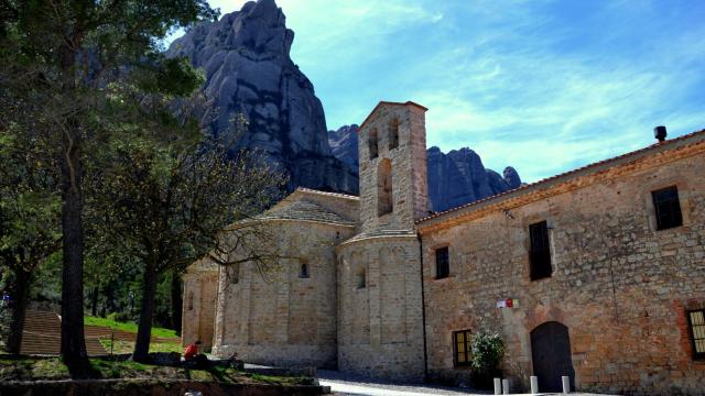 La iglesia de Santa Cecília de Montserrat