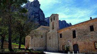 La iglesia de Santa Cecília de Montserrat