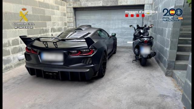 Imagen de un vehículo de alta gama supuestamente vinculado a la operación