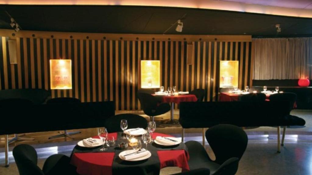 Imagen de un club de la zona alta de Barcelona cerrado en la actualidad