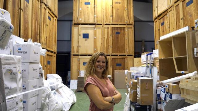 Maria del Mar Serrano, propietaria y directora de Mudanzas Diagonal