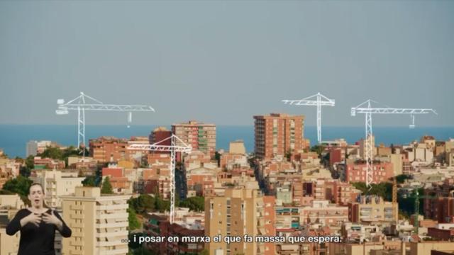 Un instante de la campaña del Govern que Junts quiere ocultar