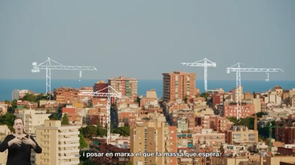 Un instante de la campaña del Govern que Junts quiere ocultar