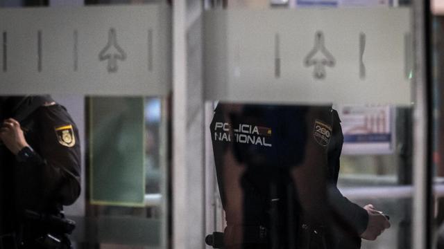 Policía Nacional en el Aeropuerto de Barajas