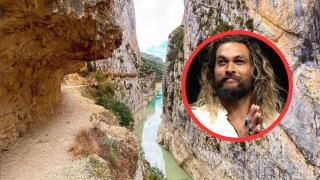 De la Atlántida al Pallars: Jason Momoa elige estas montañas de Lleida para hacer escalada