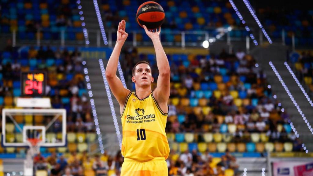 Miquel Salvó, con el Gran Canaria