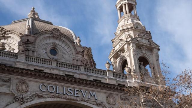 Fachada del Teatro Coliseum, propiedad del Grup Balañá / EP