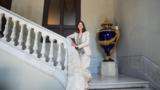 La 'consellera' de Interior y Seguridad Pública, Núria Parlon, en una entrevista para Crónica Global