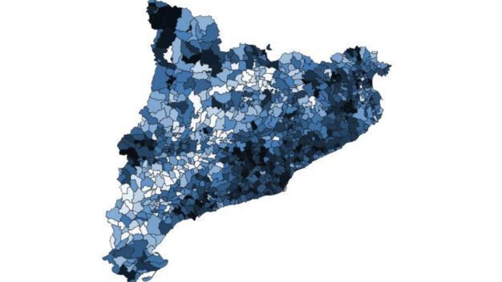 Porcentaje de población proyectada a 1 de enero. De 16 a 64 años. Escenario medio (base 2024). Municipios. 2034
