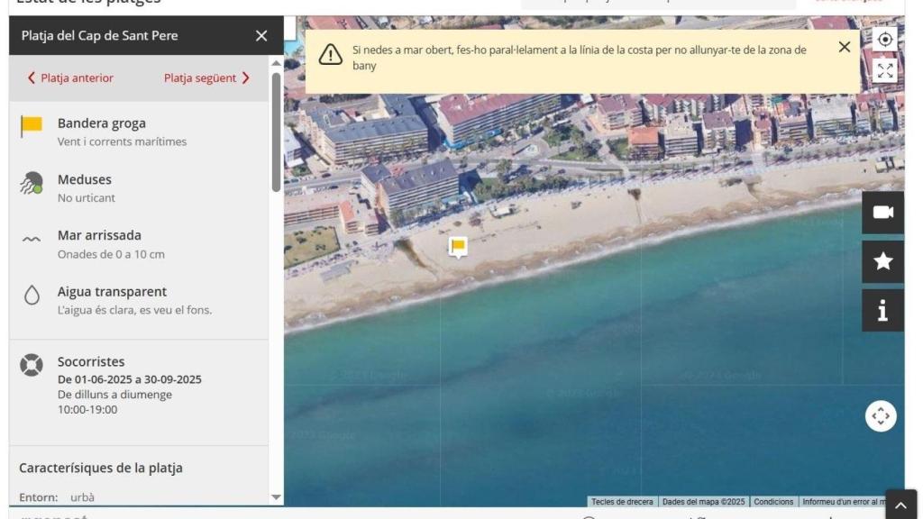 La playa en la que se ha producido el incidente